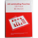 Pochettes de Plastification GNS Basic 80 Microns (Paquet de 100)
