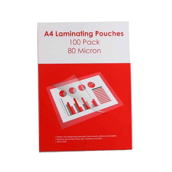 Pochettes de Plastification GNS Basic 80 Microns (Paquet de 100)