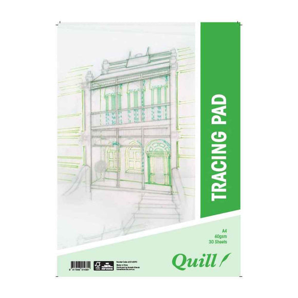 Quill 60gsm Tracing Pad 30pg (A4)