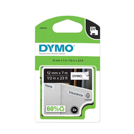 Dymo Label Manager D1 2pcs (Black on White)