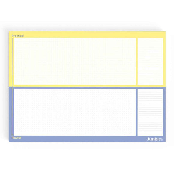 Jumble & Co A3 Dotted and Ruled Deskpad 50 Sheets