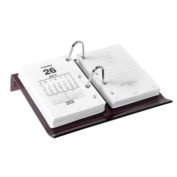 Sasco Side Hole Calendar Desk Stand (Brown)