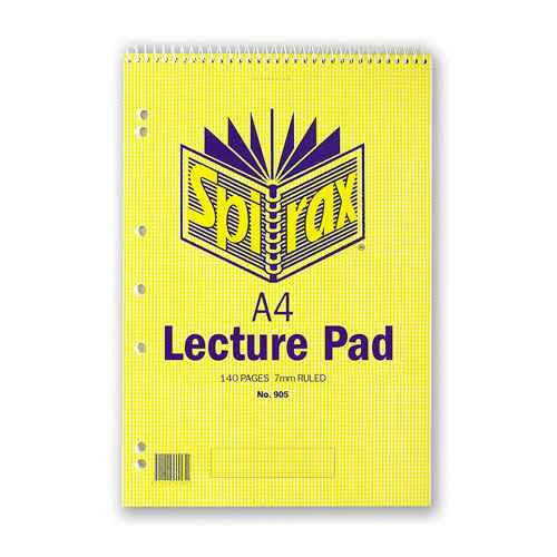 Spirax A4 Lecture Pad (Pack of 10)