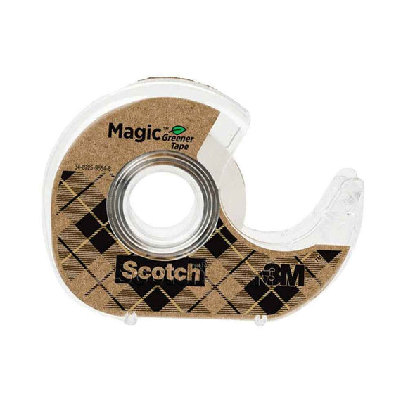 Scotch Magic Greener Tape with Dispenser 19mm 6pk