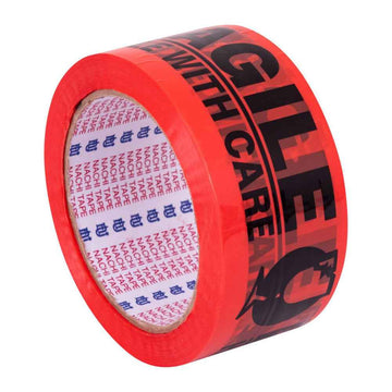 Stylus Black/Orange Fragile Packaging Tape 36pcs (48mmx66m)