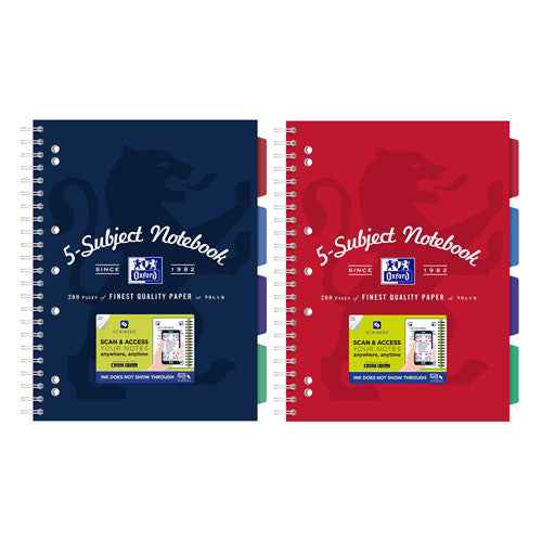 Oxford Scribzee Compatible A4 Subject Book 200pg