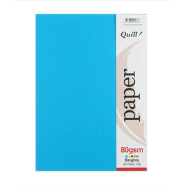 Papier Coloré Quill Brights A4 (Paquet de 100)