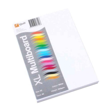 Quill 200gsm A5 Board 50pk (White)