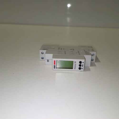 Retour client Ecost Interrupteur de minuterie numérique Vemer VE758200 avec programme hebdomadaire pour rail TopHat, Light G