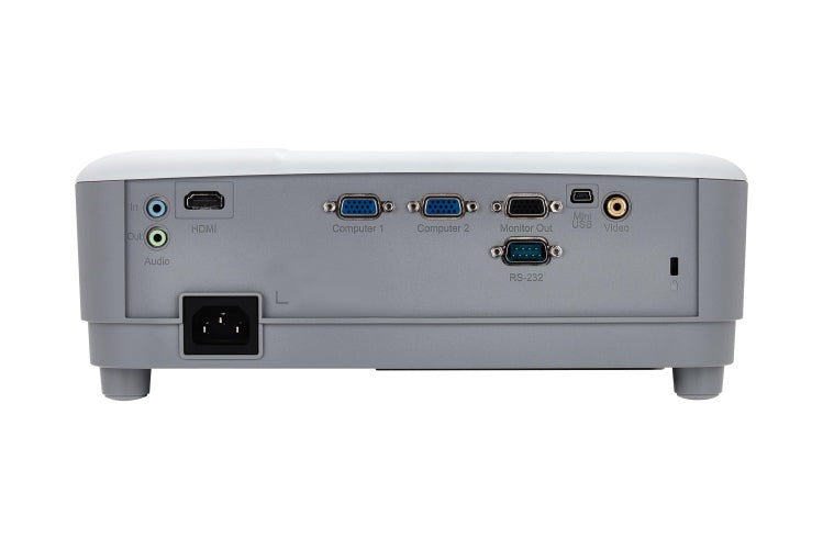 Projecteur Viewsonic PA503W, lampe LED, 3 600 lumens, résolution WXGA (1 280 x 800), contraste 22 000:1, VGA x 2, HDMI, RS-232, USB 2.0 Mini-B, mini-jack, haut-parleurs, « PA503W » (tampon vert 4 lei)