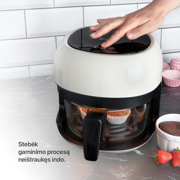 Sponge Greaseless deep fat fryer 4l Black, White