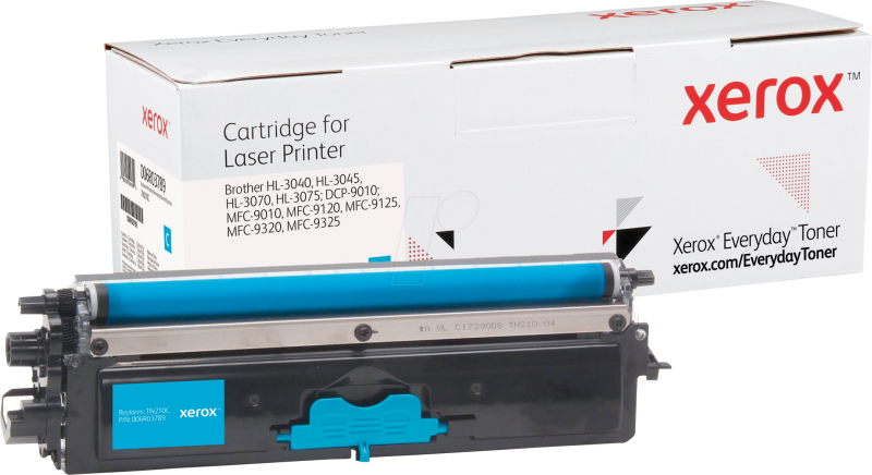 Cartouche de toner xerox pour brother tn-210c cyan