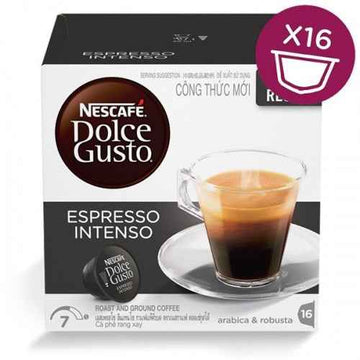 Nescafe Dolce Gusto Espresso Intenso Coffee, 16 capsules