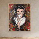 Betty Boop reproduction officielle sur toile de l'œuvre