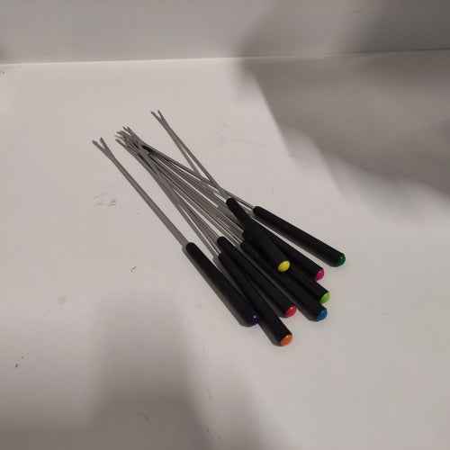 Retour client Ecost Tefal EF256812 Fondue en acier inoxydable et design mural isolé, 8 fourchettes, Dis