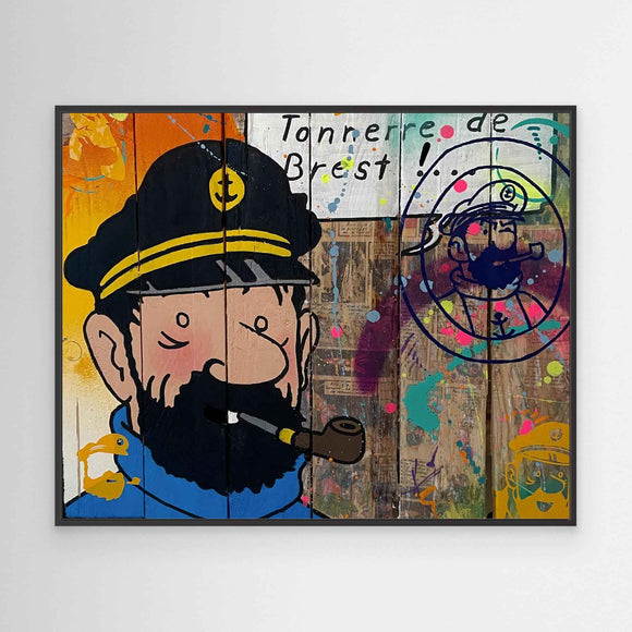 Capitaine Tonnerre  impression sur toile de l'œuvre originale