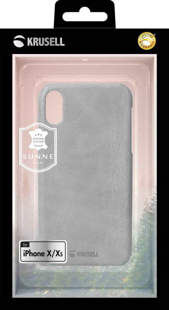 Krusell Sunne Cover Apple iPhone XS vintage grey