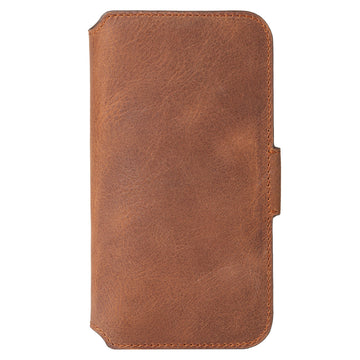 Étui portefeuille krusell pour samsung galaxy s21+ cognac vintage 62270