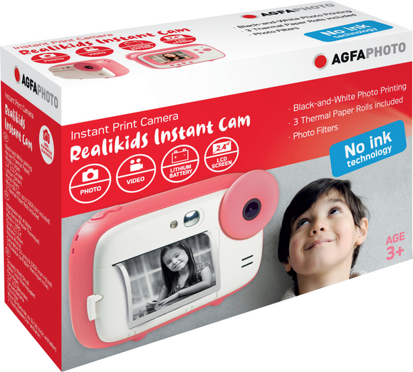 AgfaPhoto Realikids Instant Cam, pink