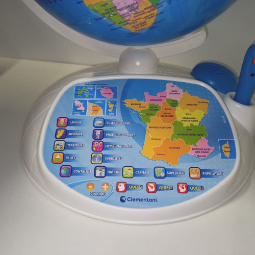 Ecost Customer Return Clementoni - 52202 Exploraglobe 2016 - The interactive globe educational game