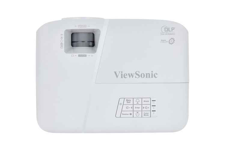 Projecteur Viewsonic PA503W, lampe LED, 3 600 lumens, résolution WXGA (1 280 x 800), contraste 22 000:1, VGA x 2, HDMI, RS-232, USB 2.0 Mini-B, mini-jack, haut-parleurs, « PA503W » (tampon vert 4 lei)