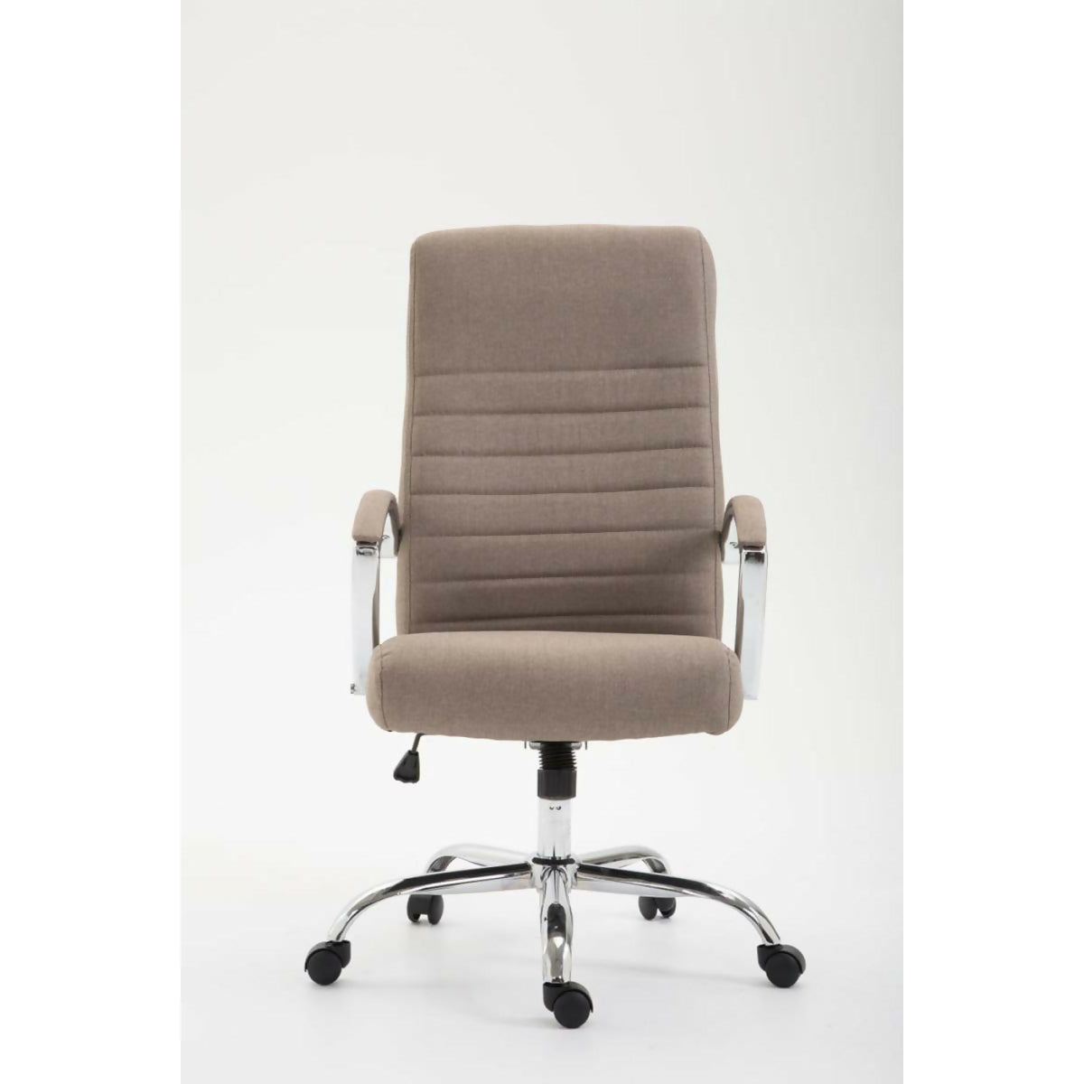 Valais office armchair - Taupe fabric - 0