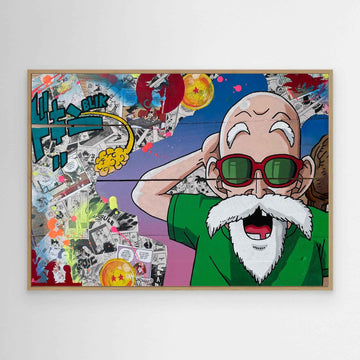 Tortue Géniale reproduction officielle sur toile de l'œuvre