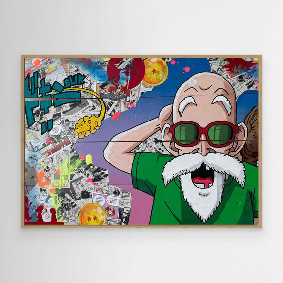 Tortue Géniale reproduction officielle sur toile de l'œuvre