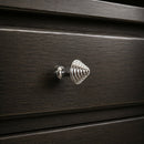 Bouton de meuble LAMPE, Finition Laiton chrome