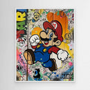 Mario reproduction officielle sur toile de l'œuvre