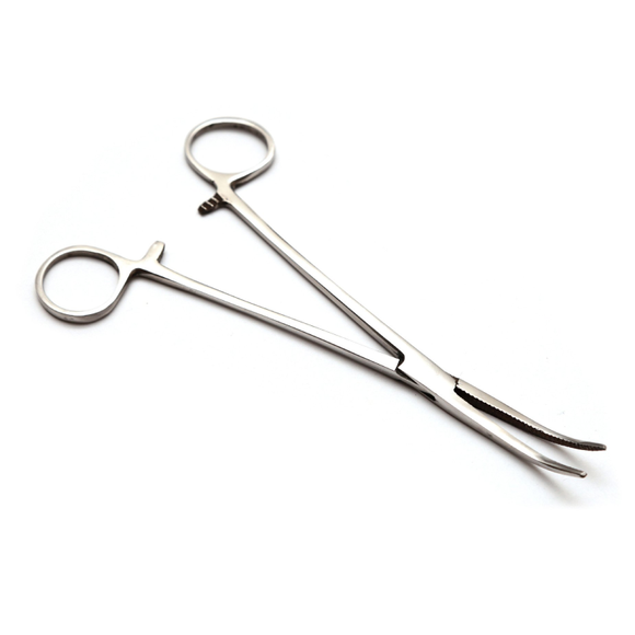 Lenktos Žnyplės YORK Nerūdijančio Plieno 18cm.