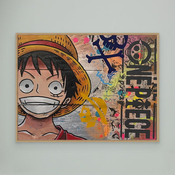 One piece reproduction officielle sur Toile