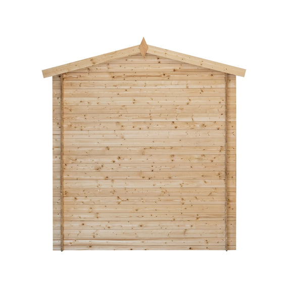 Abri de jardin en bois ep19mm surface utile 318m² 200x200x213cm int009/ineksa
