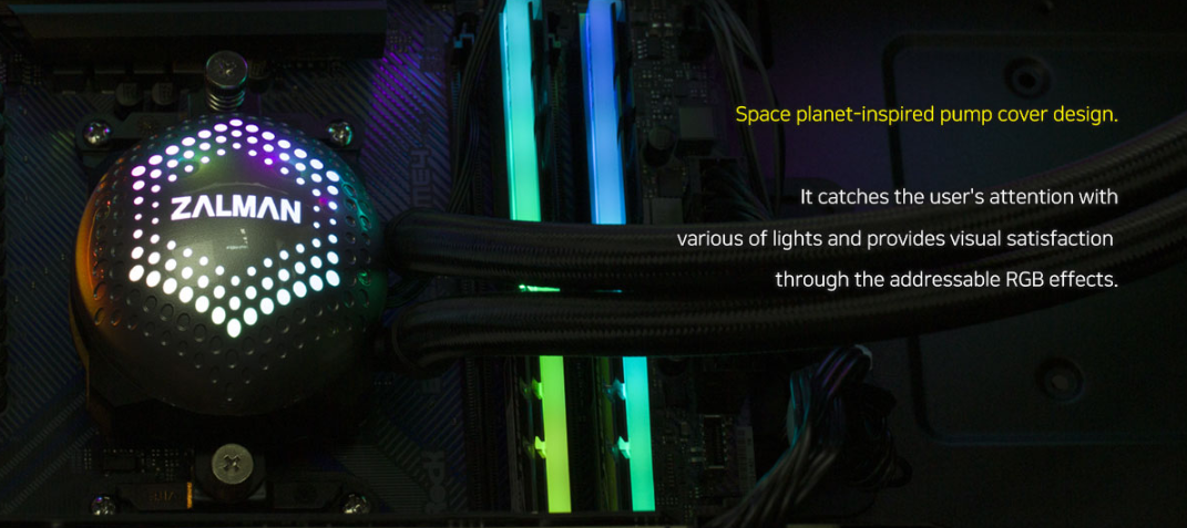 Zalman alpha 28 280 mm blanc