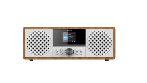Denver MIR-270DW Stereo System with Dark Wood Internet Radio