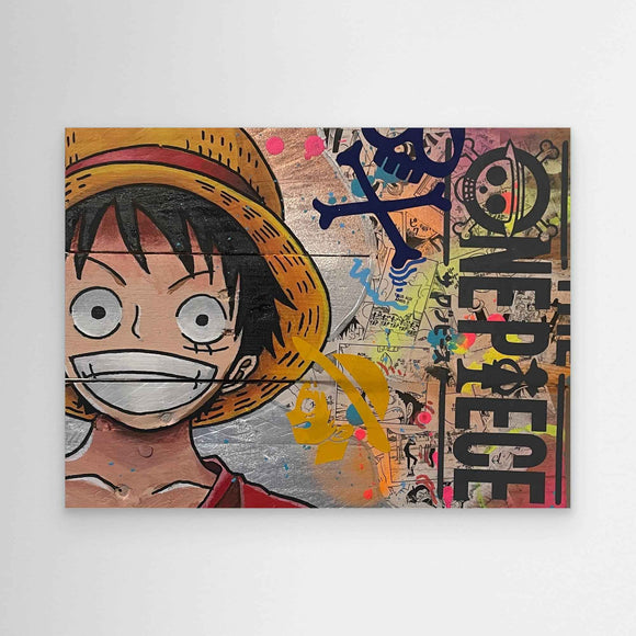 One piece reproduction officielle sur toile de l'œuvre