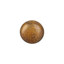 Bouton de meuble BOULE, finition laiton rouille