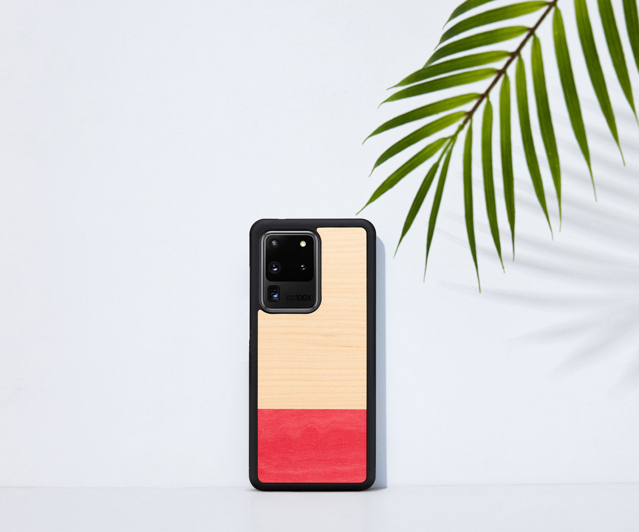 Coque man&wood pour galaxy s20 ultra miss match noire