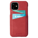 Étui krusell sunne cardcover pour iphone 11 rouge vintage 61791