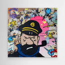 Capitaine face reproduction officielle sur toile de l'œuvre