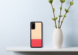 Coque man&wood pour galaxy s20 miss match noire