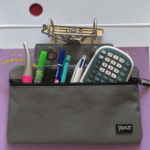 Trousse 3 en 1 - Gris Foncée - Clicktofournisseur.com