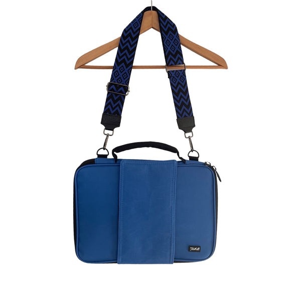 Sac Ordinateur - 13.3 pouces - Bleu avec patte EasyFix Révolutionnaire