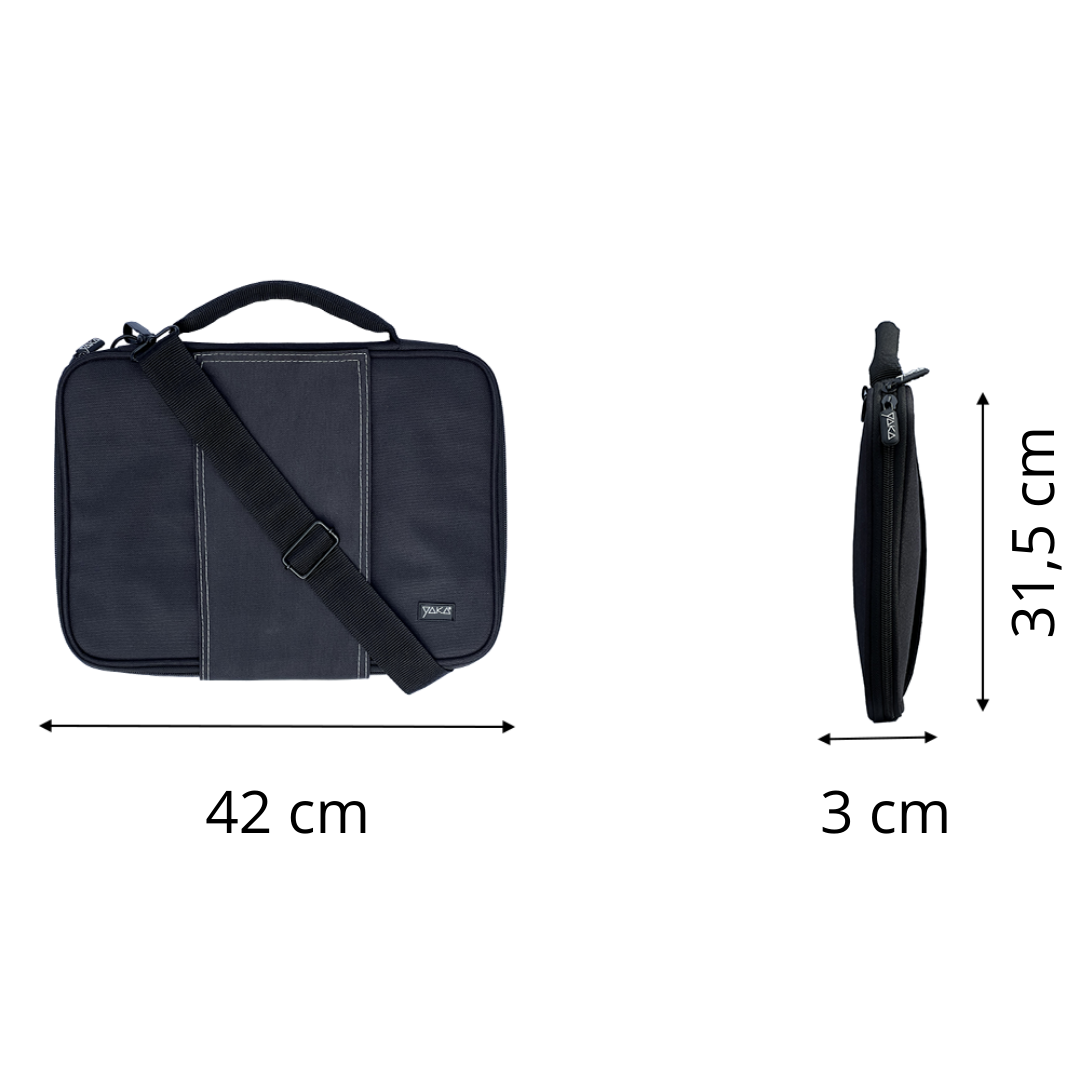 Sac Ordinateur - 15.6 pouces - Noir avec patte EasyFix Révolutionnaire