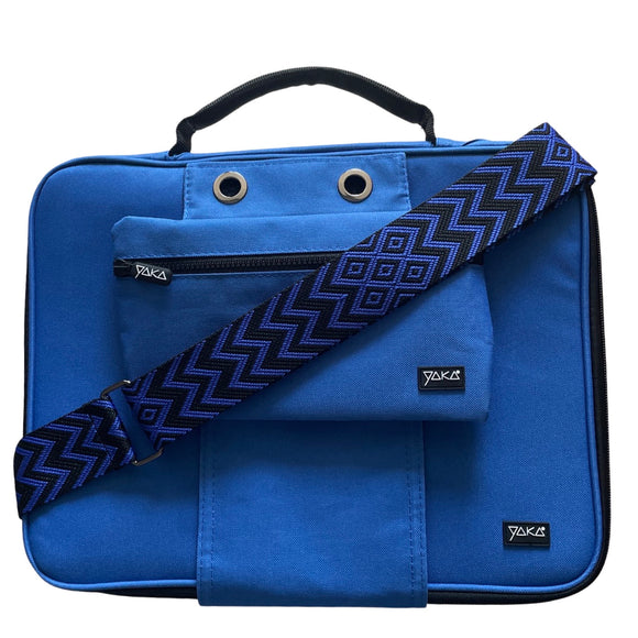 Sac Ordinateur - 15.6 pouces - Bleu avec patte EasyFix Révolutionnaire