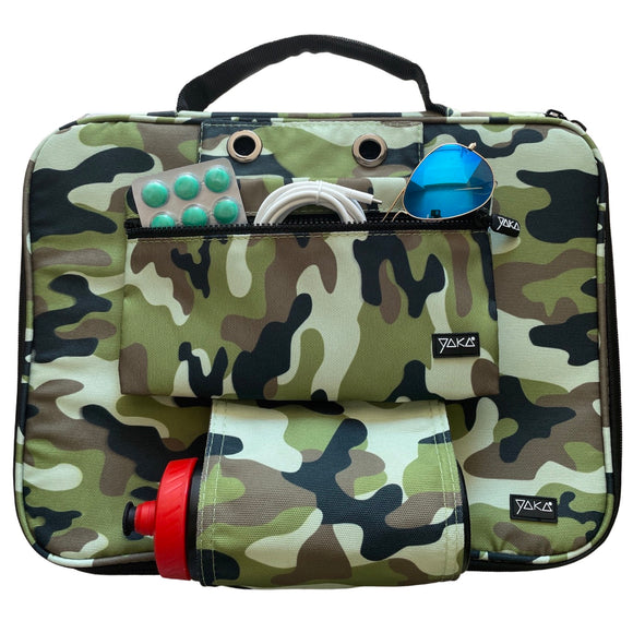 Sac Ordinateur - 15.6 pouces - Camouflage avec patte EasyFix Révolutionnaire - Clicktofournisseur.com