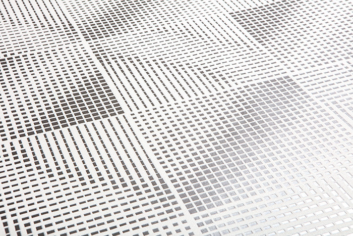 Retro-Tapete EDEM 85071BR30 leicht strukturierte Tapete mit abstraktem Design und metallischen Akzenten weiß grau-silber silber 5,33 m2 - 0
