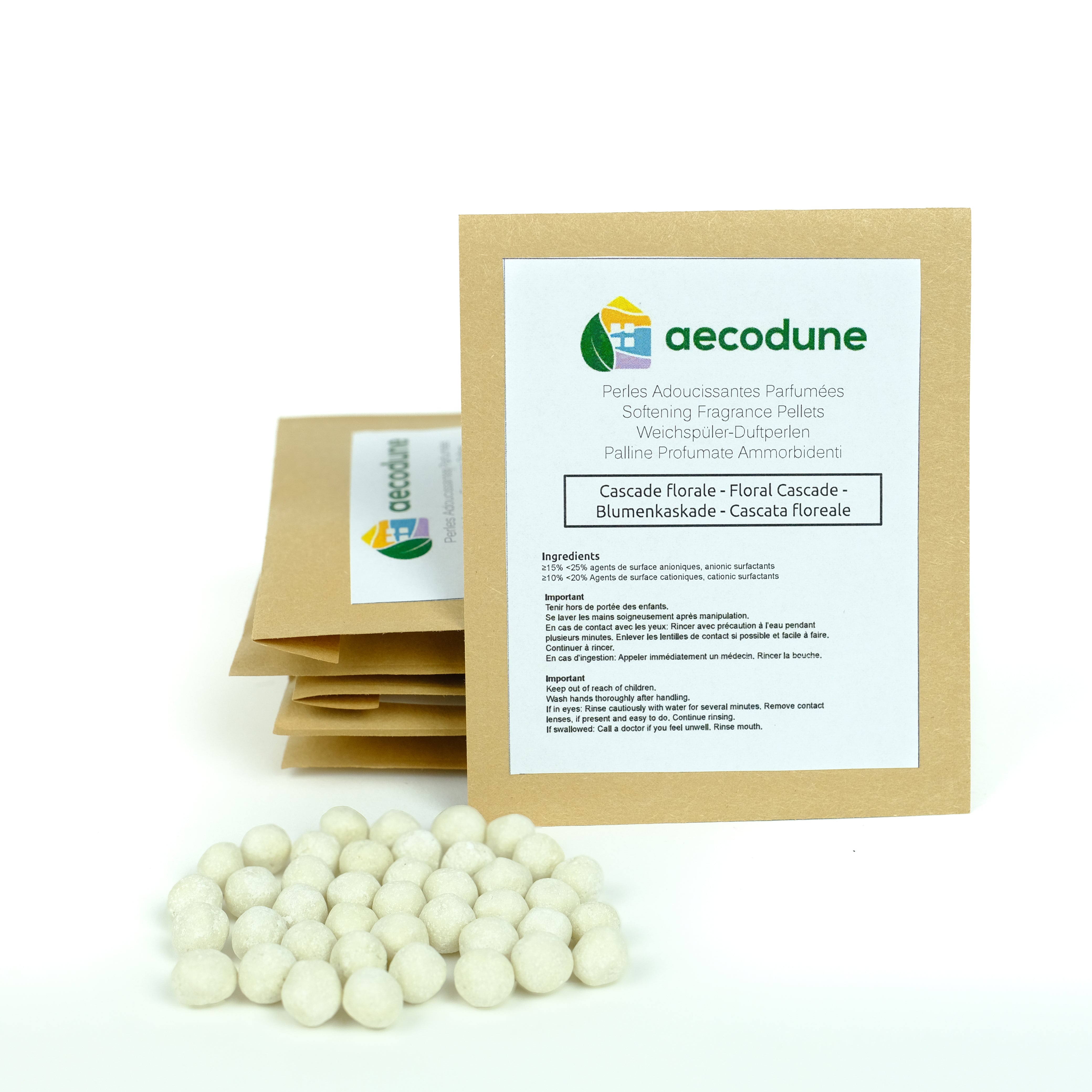 aecodune Recharge Boules de Sèche Linge Innovantes, Économiques et Écologiques pour un Linge Doux et Parfumé