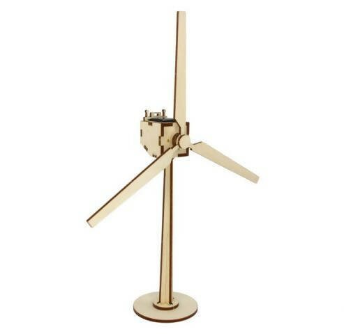 Kit éolienne solaire en bois "sylt"