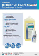 Sorifa - hpderm gel douche - 2 en 1 corps et cheveux - dermo-protecteur - tout type de peau et cheveux- aux protéines d’avoine - usage fréquent - ph neutre sans savon - flacon 1l - Clicktofournisseur.com